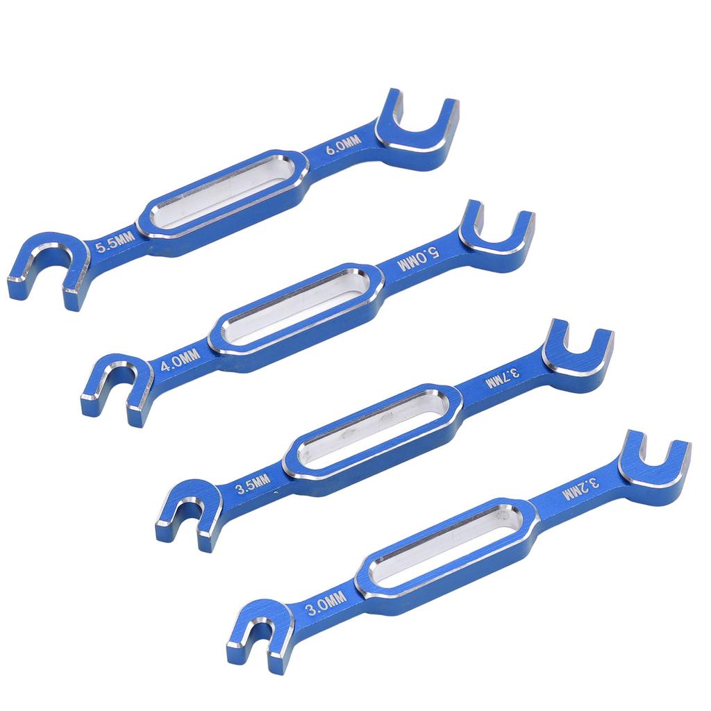 4PCS RC Turnbuckle Wrench 3.0 3.2 3.5 3.7 4.0 5.0 5.5 6.0mm Aluminum Alloy Turnbuckle Nut Ball