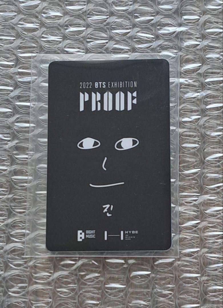 

[ИСПОЛЬЗОВАННЫЙ] BTS EXHIBITION Proof Trading Card JIN