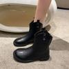 Fashion Women's Ankle Boots Winter 2024 Booties New In Autumn Female Short Shoes Pu Chic and Elegant Designer Luxury On Offer Y2k Goth
