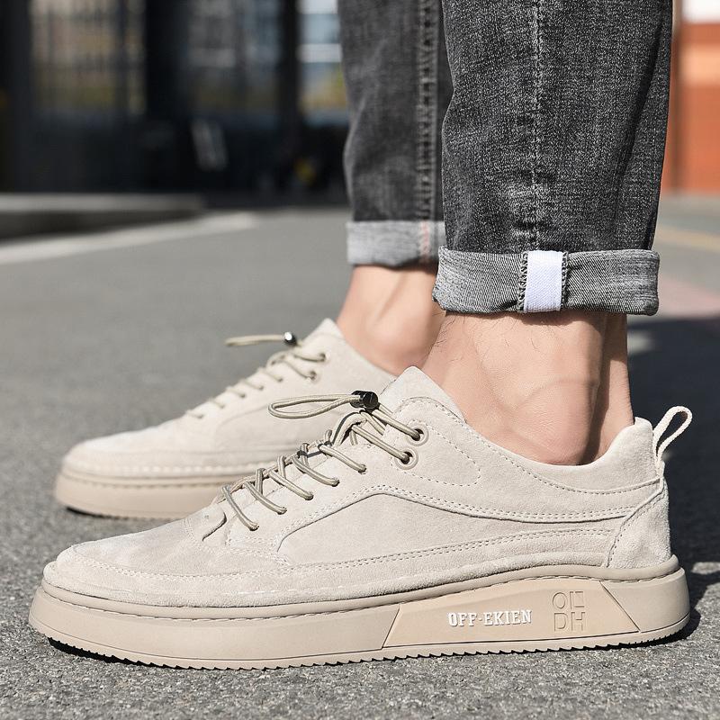 Spring and Autumn Casual Men's Shoes Fashion Trend Daily Board Shoes Men's Business Large Size Retro Casual Fashion Board Shoes