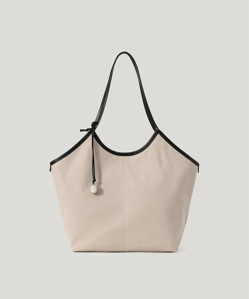 Ovhee Vert Canvas Shoulder Bag_Natural