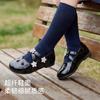 David Bella Girls' Leather Shoes Spring New Baby Single Shoes Sweet Soft Bottom Children's Black Princess Shoes