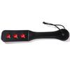 pattern Printed BDSM Paddle Unique Design Soft Leather Material Ideal for BDSM Interaction and Other Intimate Scenes