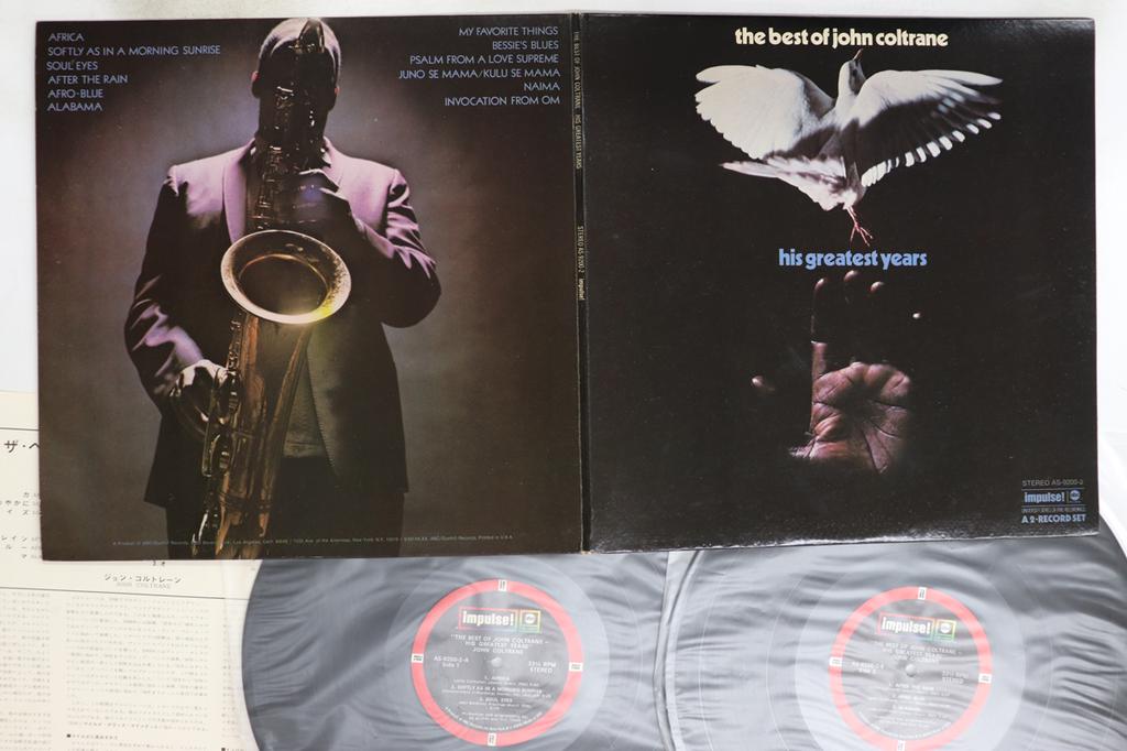 LP Record JOHN COLTRANE - Best Of John Coltrane His Greatest  AS92002 IMPULSE 1974 US Jazz Used