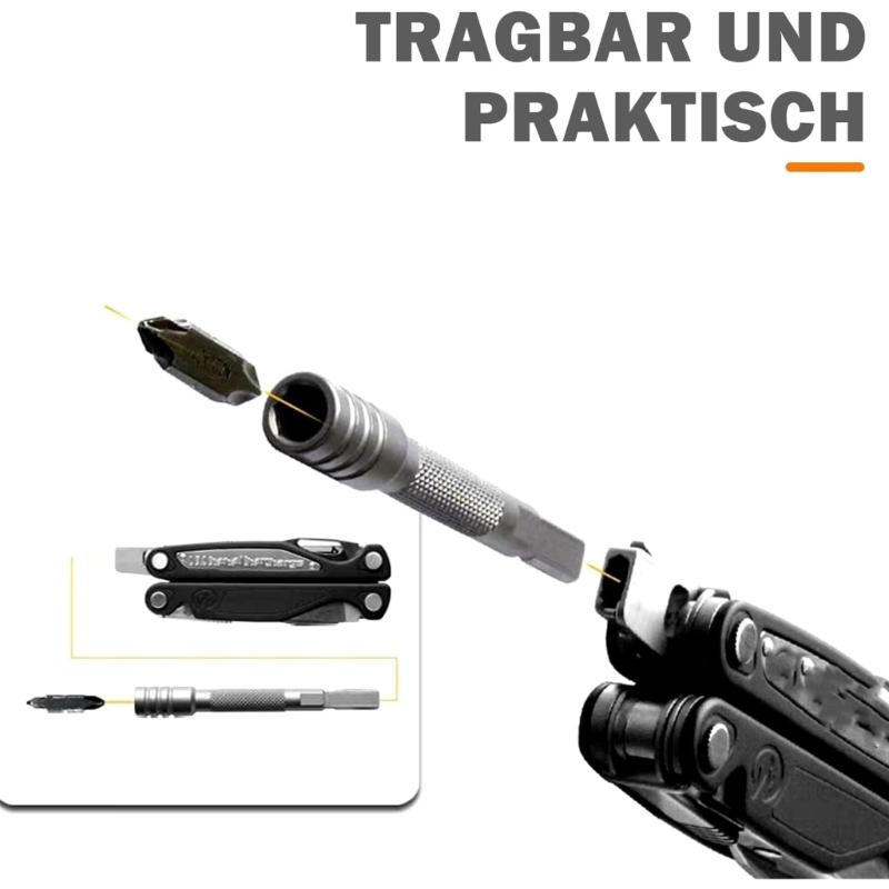 Bit Extension 83mm Tool Adapter Suitable for 1/4Inch Hexagonal Shank Bit And Flat Drills For Tight Space