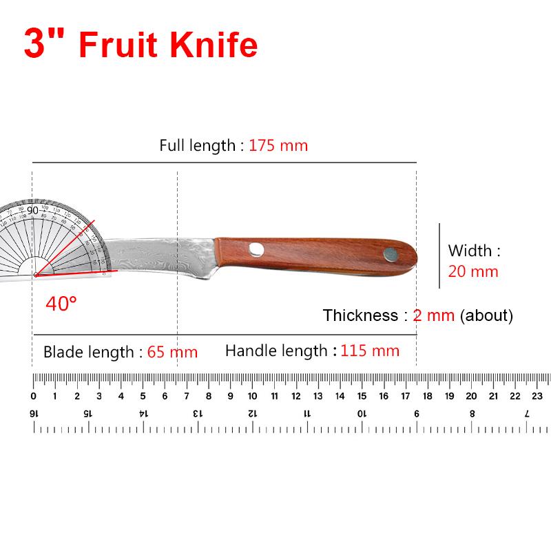 Professional Kitchen Boning Knife Damascus Steel Chef Slaughtering Fish Meat Cleaver Cutting Knives for Fruit Cooking Tools