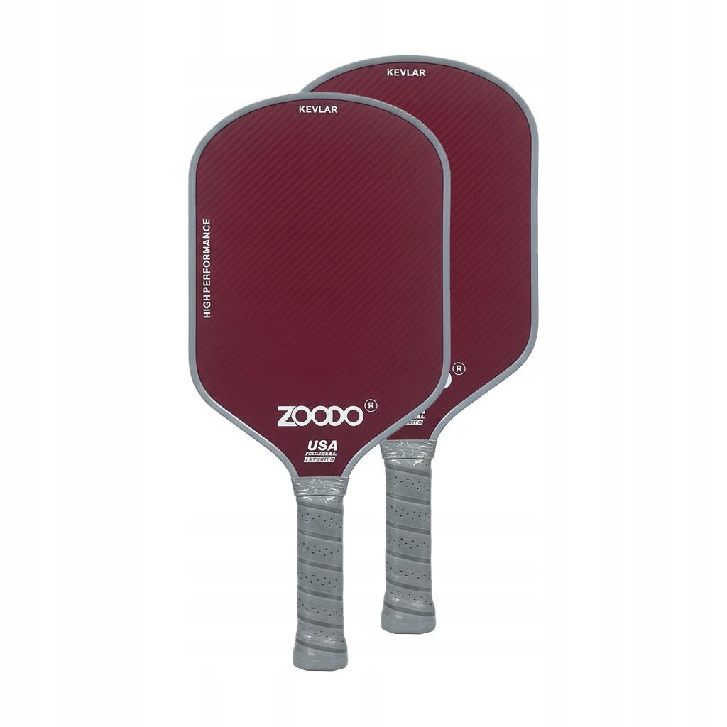 Pickleball rackets ZOODO P7 KEVLAR red + set (4 balls, bag) USAPA