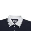 FILA Heritage Minimalist Fashion Classic Retro Sports Casual Versatile Comfortable Short Sleeve Polo Shirt Women tops Cigarette-Blue F11W628112FDB