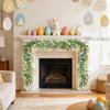 Easter Imitation Easter Eggs  Twigs Green Plants  Twigs Decoration Plant Wall Hanging Decoration