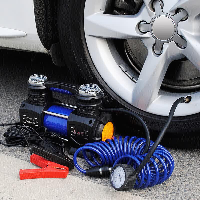 IRIR 300W Portable Dual-Cylinder Car Air Pump