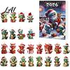 DIY Festive Scene Decor Dragon Advent Calendars 2026 24 Days Christmas Countdown Calendar with Creative 2D Acrylic Ornaments Collectible Figures for