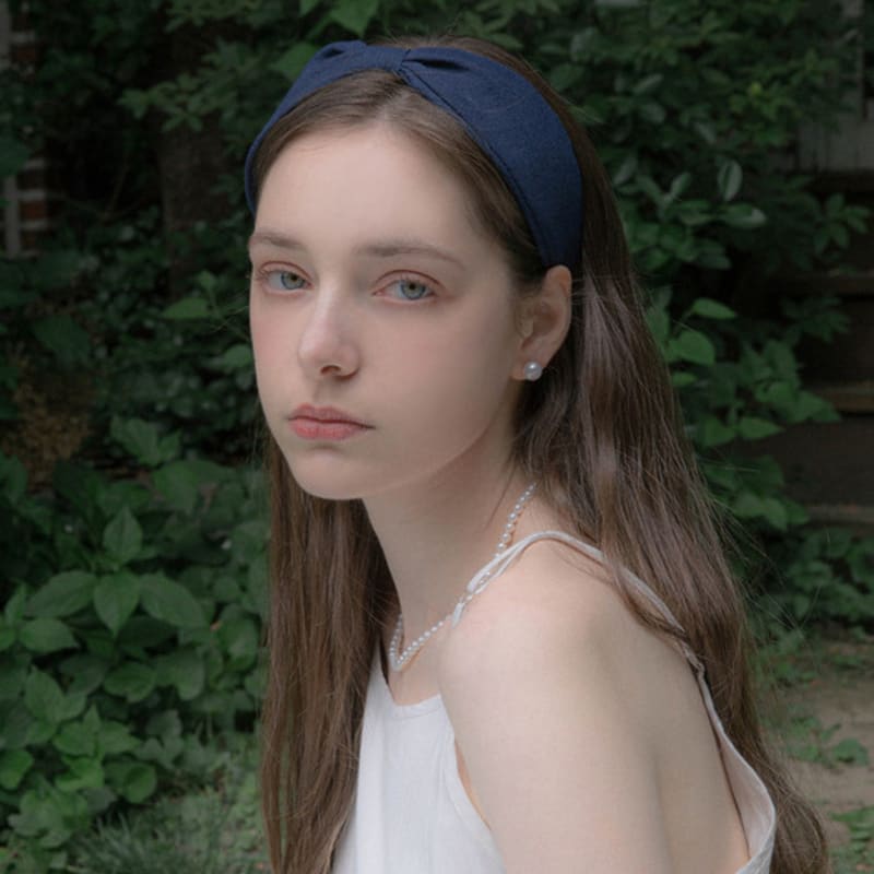 Jean Paul Clarisse Wide Denim Hairband JP-22-101HB