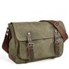 Bolsa Masculina Vintage, Bolsa Transversal de Lona Casual Esportiva para Exterior, Ombro Único Transversal Masculina Impermeável Encerada Vintage Sho