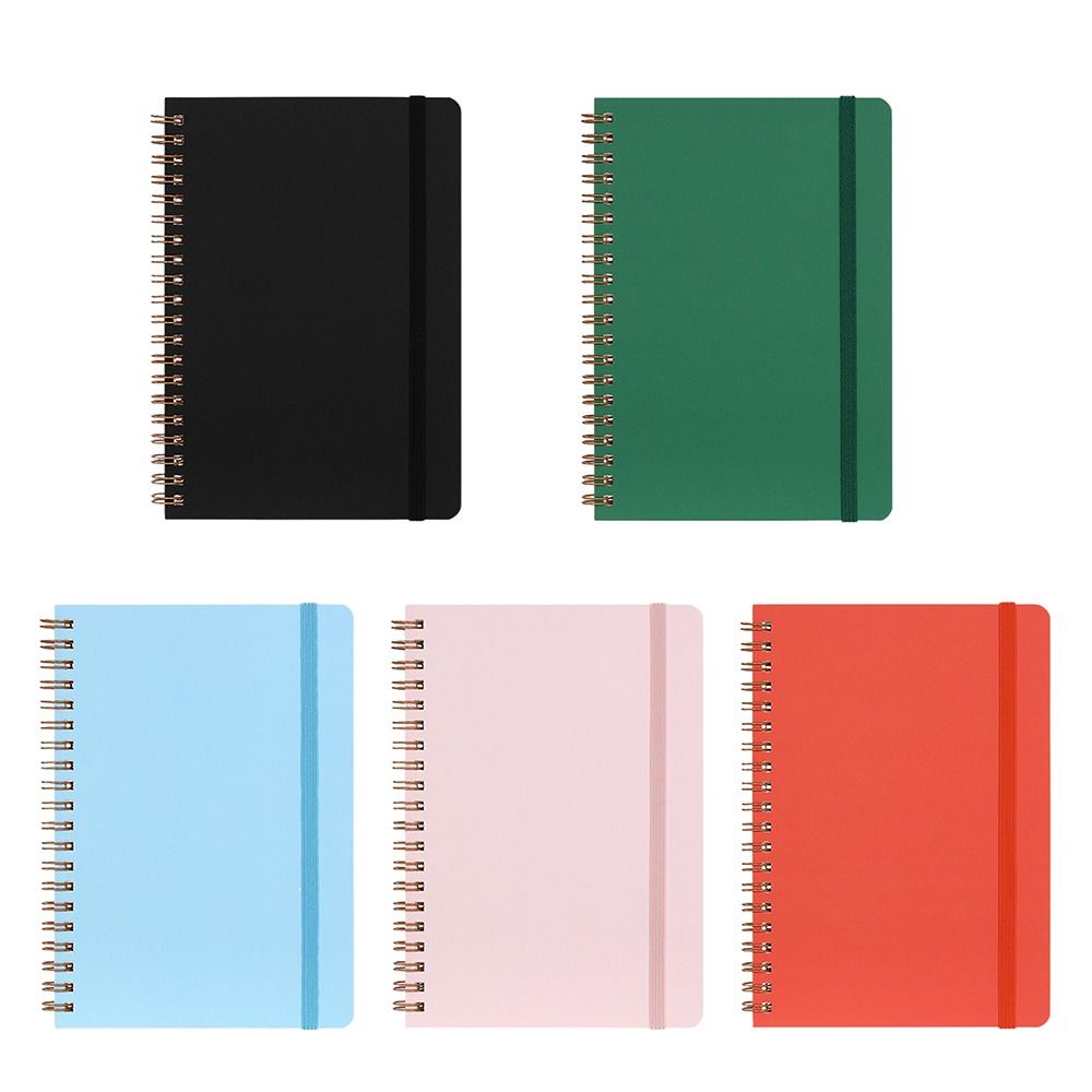 Thicken Diary Book Strap Design Memo Pad Multi-purpose Coil Notebook Students Stationery