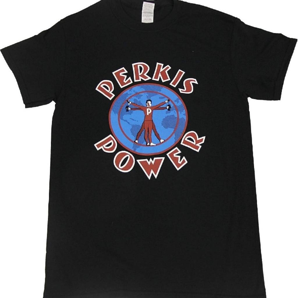 Kostüm Agent The Heavyweights Perkis Power Camp Erwachsenen T-Shirt Tee