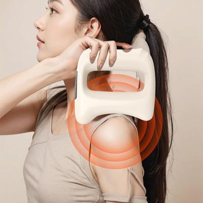 Elektrischer Faszien-Massage-Ring 5 Intensitäten Einstellbar Muskelentspannung Fettverbrennung Kabelloses Massagegerät Leise Tragbar Tiefengewebe-Vibrationsmassagegerät