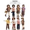 Youyou Girls' Cartoon Print Short Sleeve T-Shirt