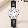 Women's Quartz Watch Fashion Easy To Read Numerals Simple Dial Thin Bracelet Wristwatch Stylish Timepiece