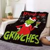 Flannel Fleece Throw Blanket with Holiday 3D Printed Design Soft Warm Lightweight Cozy Fabric for Indoor Use