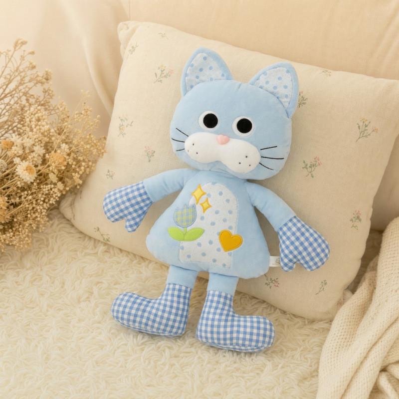 Cute Cartoon Cat Plush Toy With Pp Cotton Filling For Kids And Adults