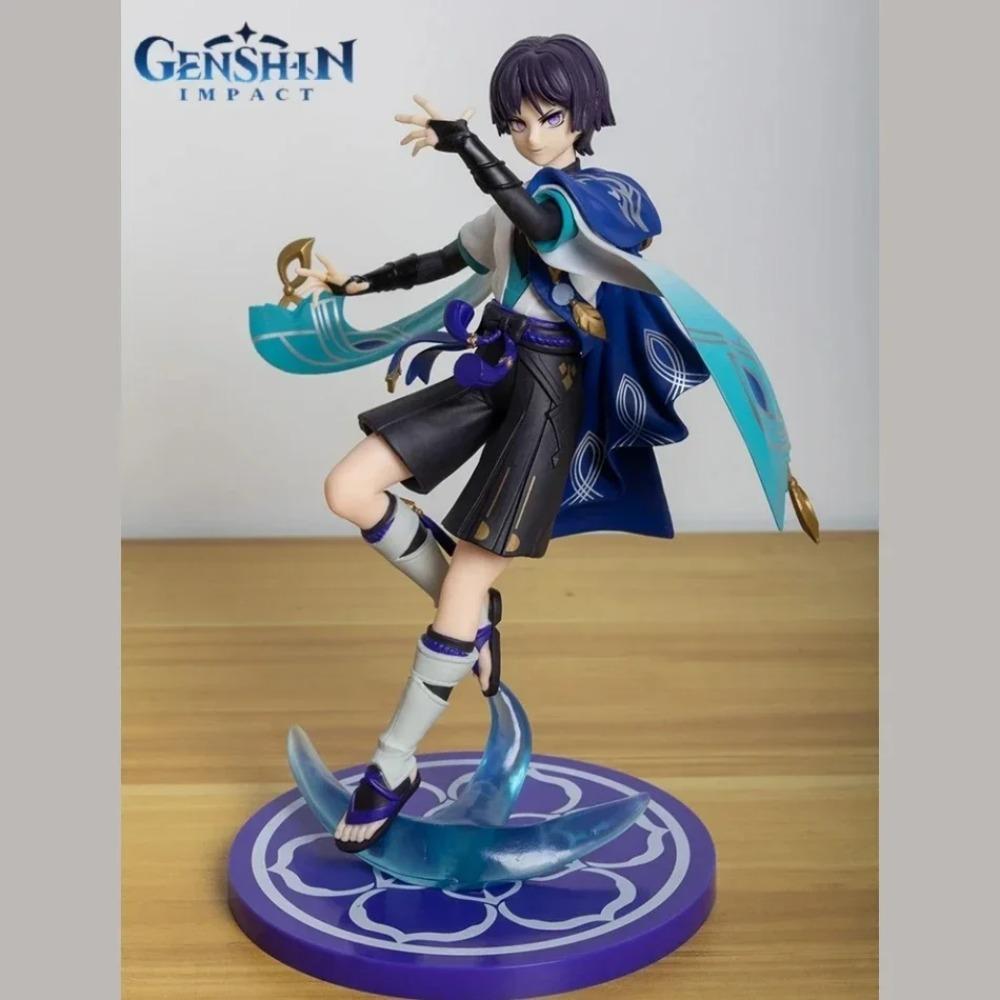 Genshin Impact Figure Genshin Action Figurine Wanderer Scaramouche Game 24cm Model Collectible Ornament Kids Christmas Gift