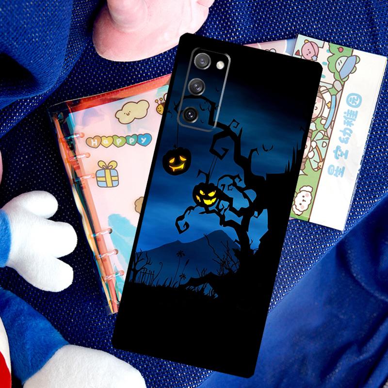 Halloween Pumpkin Case For Samsung Galaxy S26 Ultra S24 S23 S22 S21 S25 Ultra S10 S20 Plus S25 FE Cover Funda