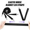 Horse Blanket Sheet Leg Straps Horse Blanket Elastic Leg Straps Adjustable Quick-Release Accessories Equestrian Riding Belt
