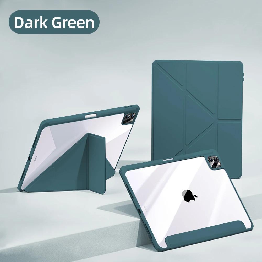 For 2025 iPad Air 11 Case iPad 10th Generation 11th A16 9th Cover Gen iPad Pro11 4 5 10.9in 12.9 M2 M3 M4 Pencil Holder Case