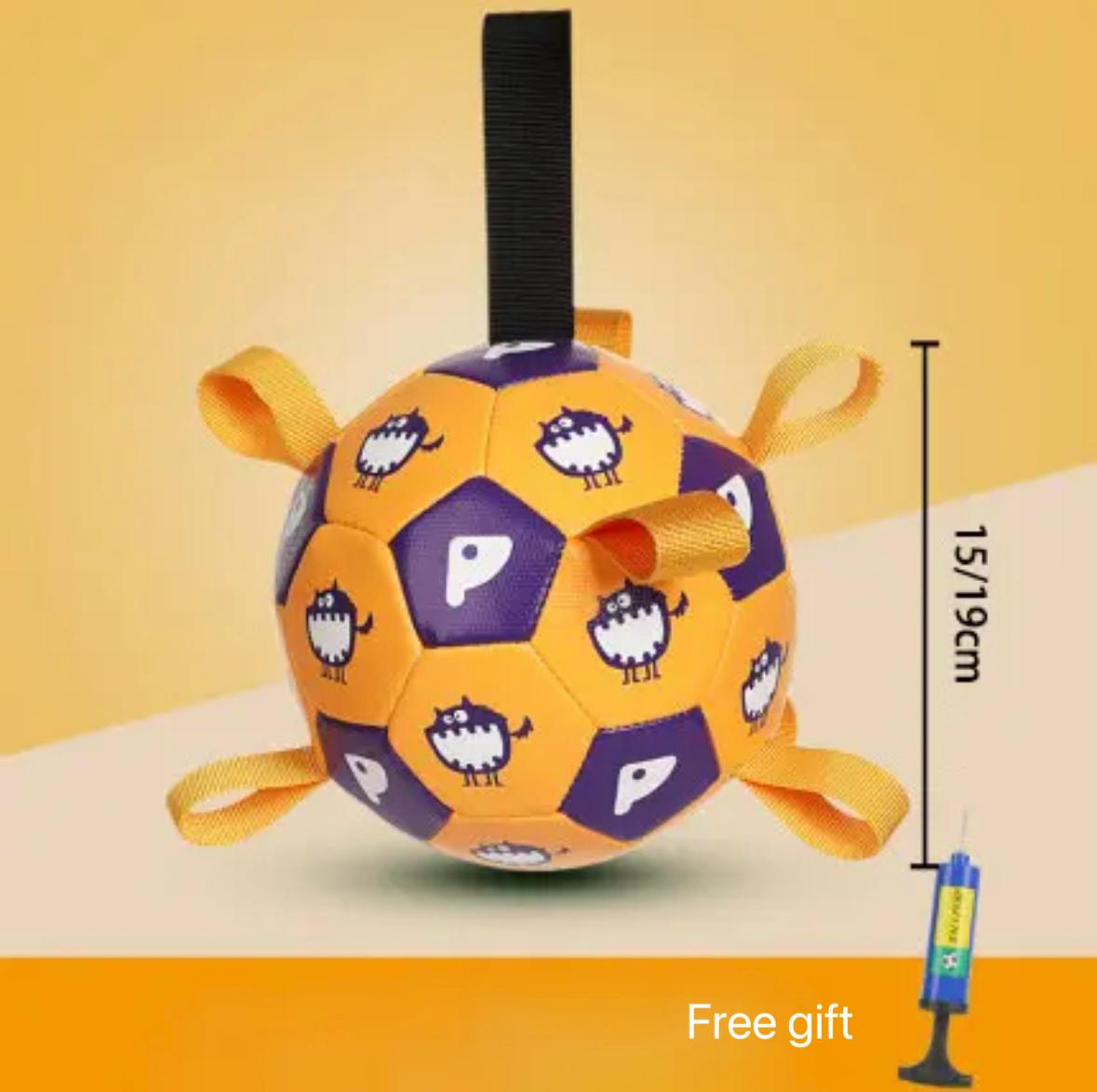 

Мяч для питомца, интерактивный футбольный мяч для собаки, для тренировок на улице, спортивный мяч для апортировки, прочный, для улицы, устойчивый к укусам 15cm