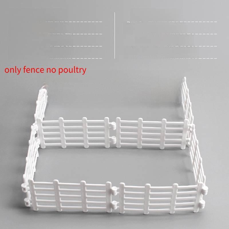 Pvc Animal Habitat Fencing Model For Diy Farm Scene And Model Collectors