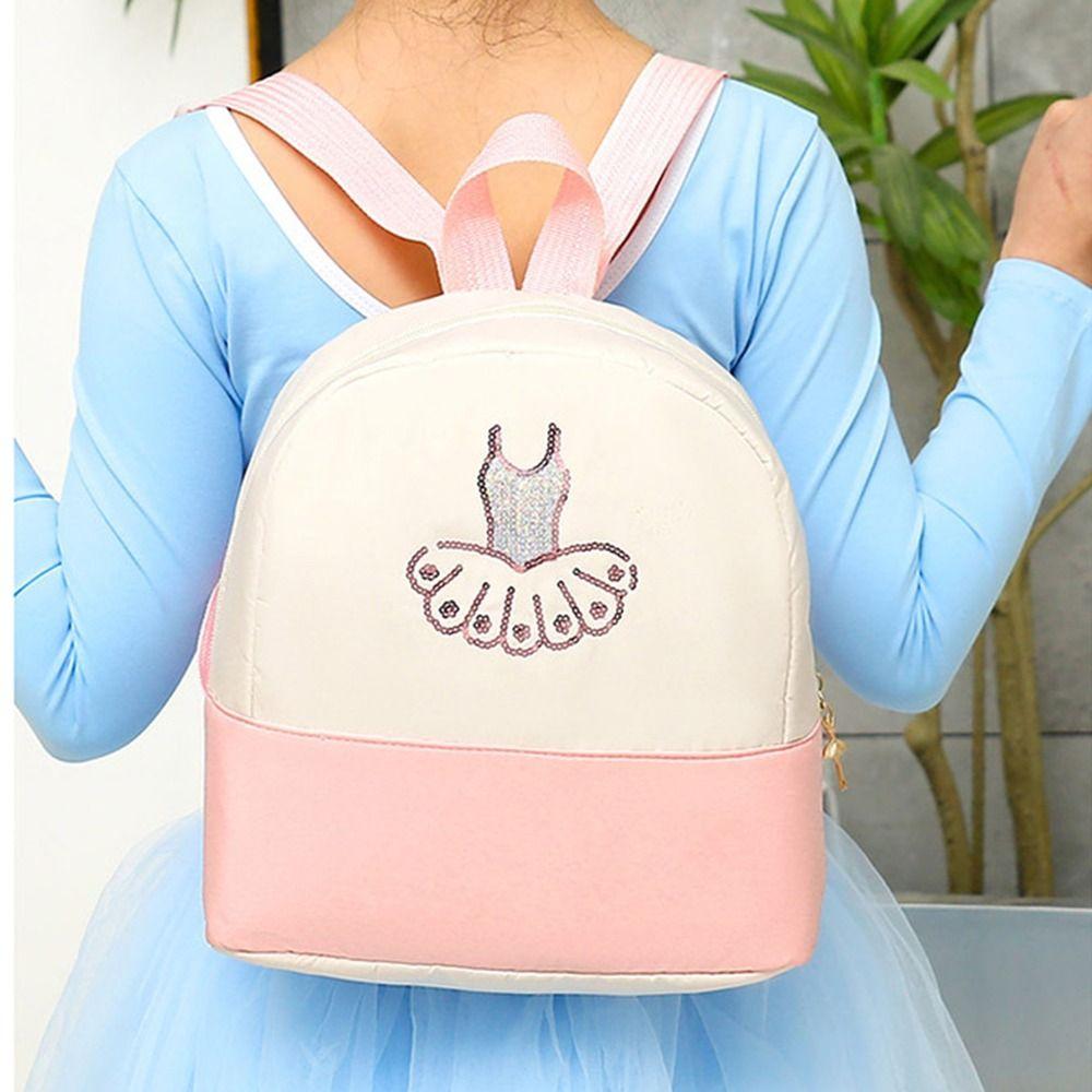 Cute Children's Dance Bag Princess Style Breathable Ballet Bag Backpack Wear-resistant Waterproof Girls Ballet Sports Bag Girls