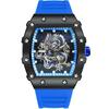 New Richard Domineering Silver Dragon Luminous Waterproof Men's Wristwatch