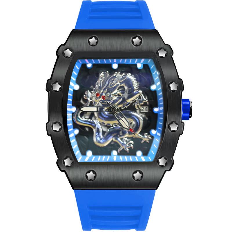 Richard 2024 Men s Quartz Luminous Sport Watch - Casual, Fashionable, Waterproof, Full-Automatic Watch Only