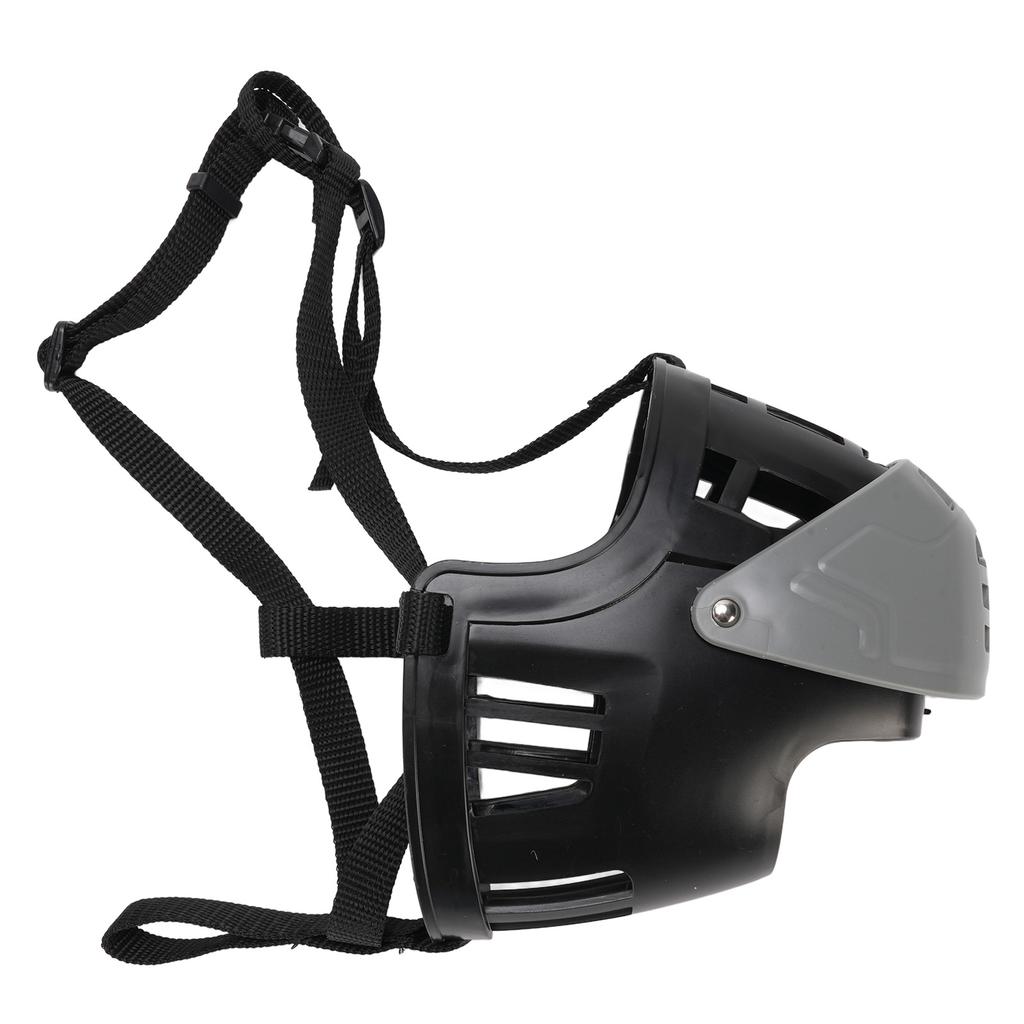 Dog Muzzle Anti Biting Prevent Barking Adjustable Breathable Plastic Dog Mouth Cover Cage