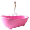 Elektrische Puppenbadewanne, exquisiter sprudelnder Wasserklang, tragbare Miniatur-Badezimmerbadewanne für Puppenhaus im Maßstab 1/6