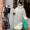 Korean Style Hooded Down Jacket: 2024 Winter Thick Coat, Plus Size, Trendy Women's Fashion