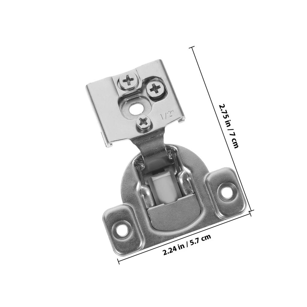 1Set American Style Cabinet Hinge Stainless Steel Kitchen Full Overlay Soft Close Buffering Concealed Door Hinge Replacement