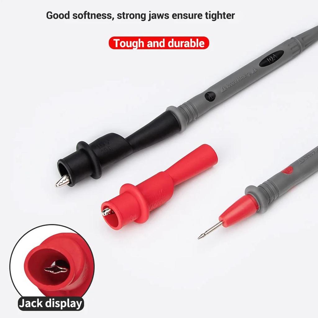 Red and Black Alligator Crocodile Test Clip Clamp Alligator Clips for Multimeter Tester Probe
