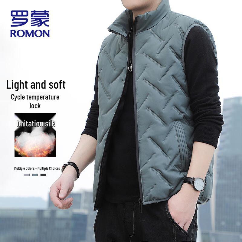 

ROMON Men s Padded Business Casual Vest M