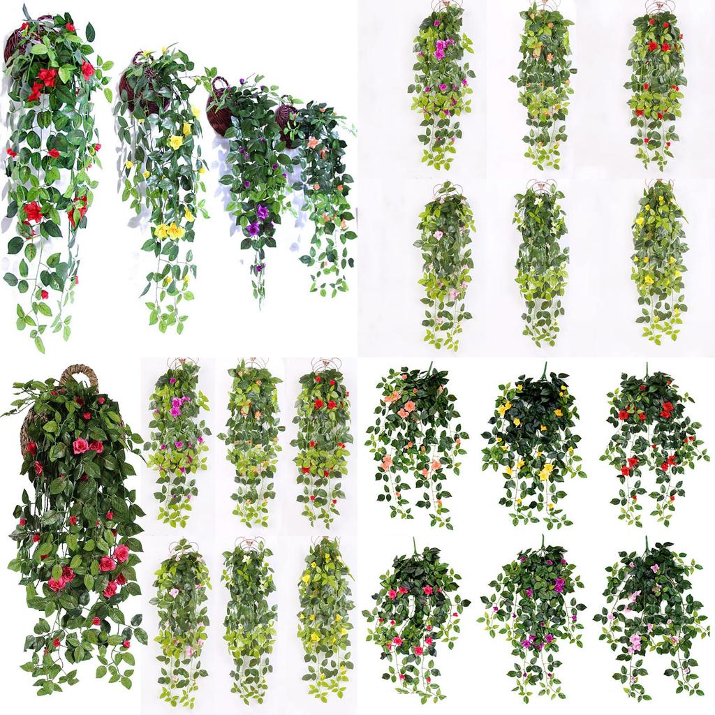 Beautifully Realistic 90 Cm Fake Silk Rose Vine For Perfect Home Decoration And Hanging Decor