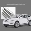 1/24 Tesla Model X SUV Alloy Car Model Diecast Metal Vehicles Car Model Simulation Sound and Light Collection Childrens Toy Gift
