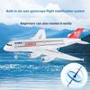 Airbus A380 Remote Controlled Airplane Toy With Lighting Design For Kids Gifts