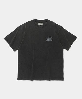 COLUMBIA UNIVERSITY Open Your Ny Salt Washed S/S T-Shirts_Charcoal