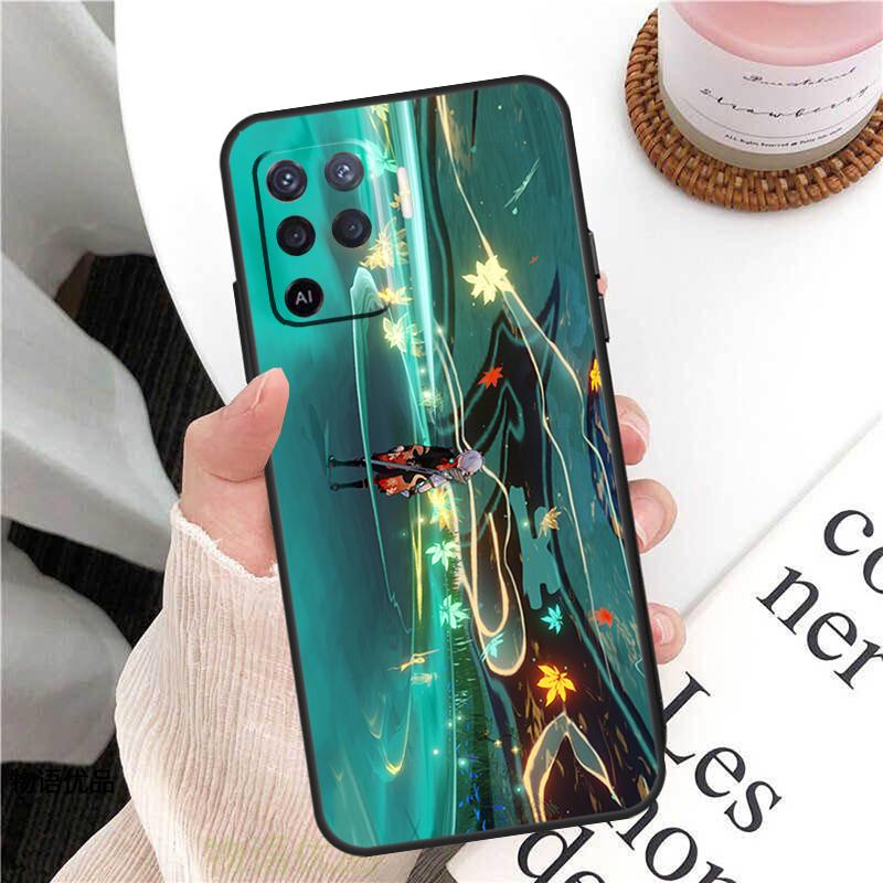 Genshin Impact Kaedehara Kazuha Hülle Für Oppo A18 A74 A57 A17 A77 A38 A58 A78 A98 A54 A94 A80 A60 A40 A96 A76 A16 A15 A5 Pro