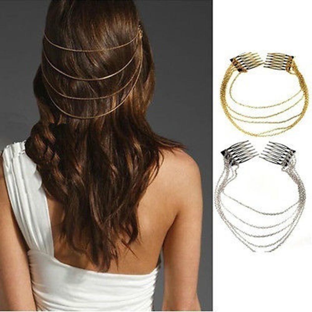 

Boho Hot Hair Cuff Pin Head Band Chic Fashion Combs 2 Combs Hair Tapels