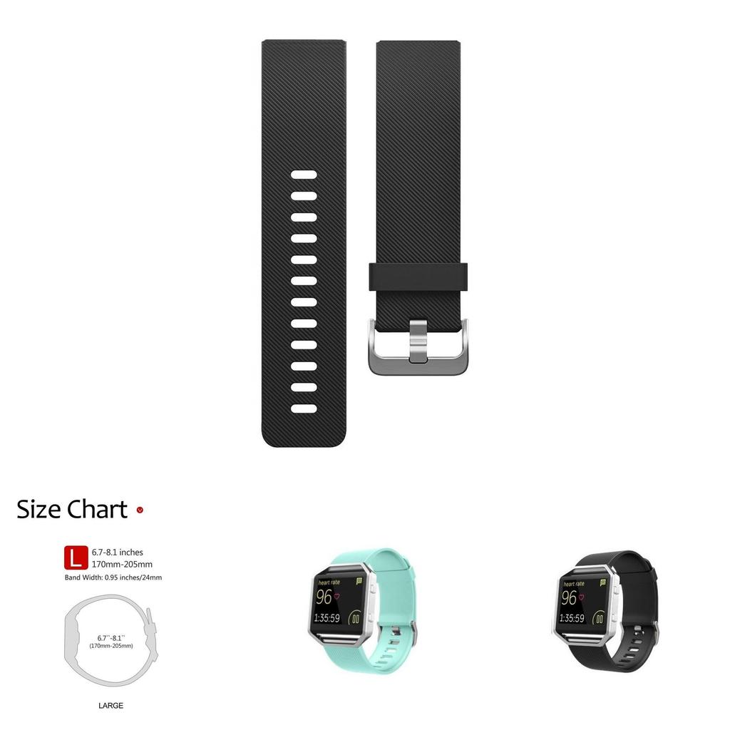 Comfortable And Soft Silicone Bracelet Wrist Band Strap For Fitbit Blaze Smart Watch
