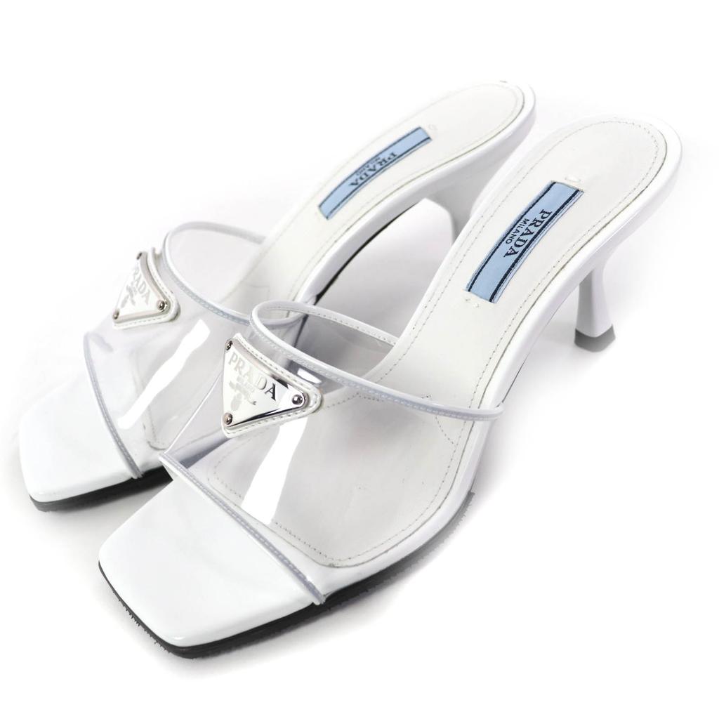 Excellent PRADA Sandals white leather Women 34 Used