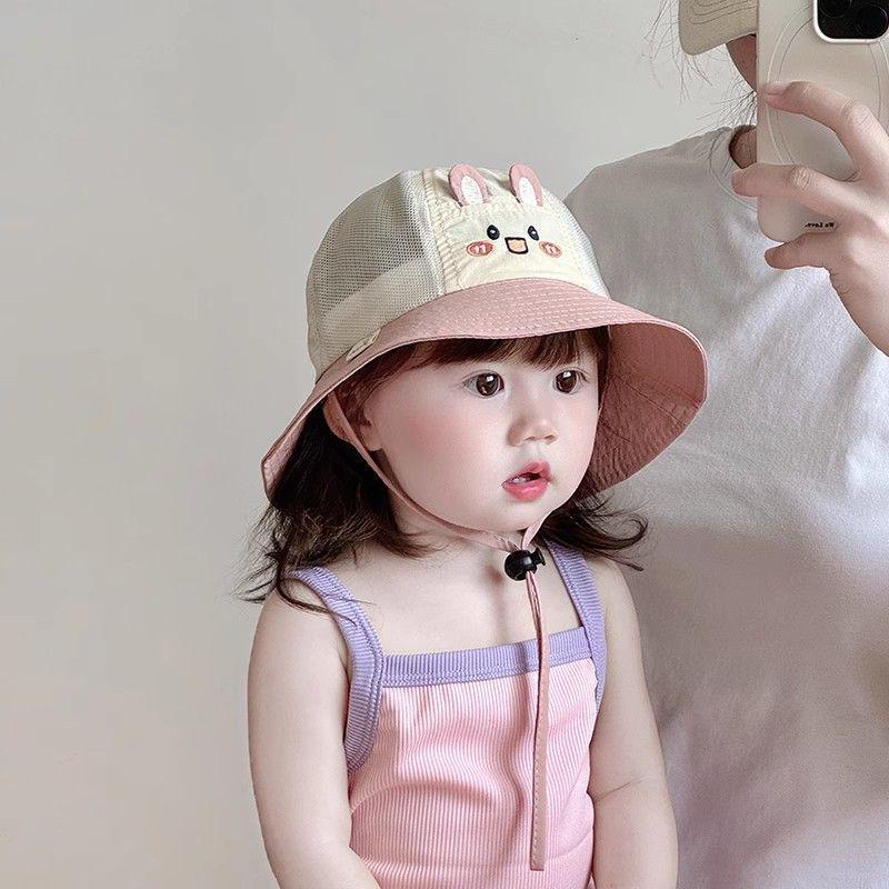 Adorable Unisex Baby Sun Hat: Breathable Mesh, Wide Brim, Summer Protection