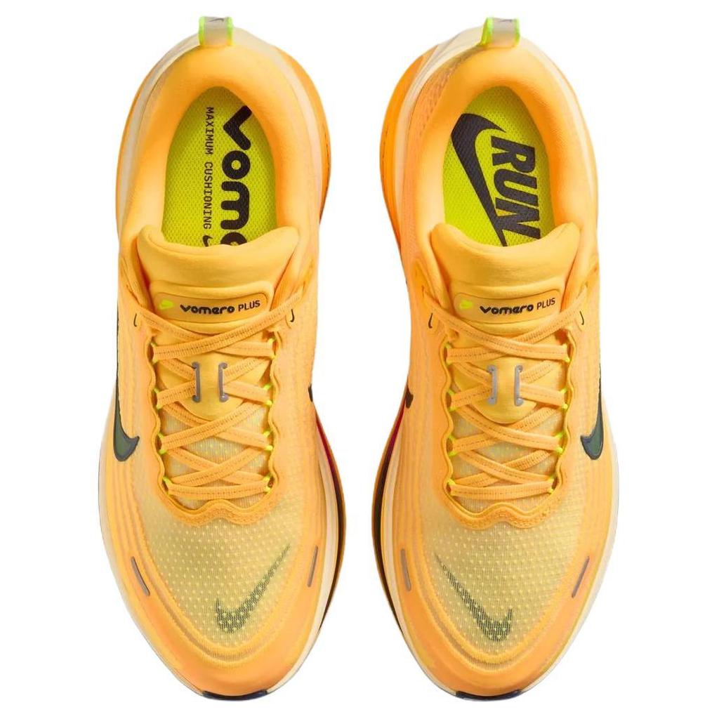 Nike Vomero Plus 'Citron Pulse Laser' (Unisex) Citron Pulse / Alabaster / Laser Orange / Blue Void Running Shoes HV8150 802