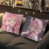 DemonS Slayer KanrojiS Mitsuri Pillow Case Removable Washable Cushion Cover – All-Season Soft Linen